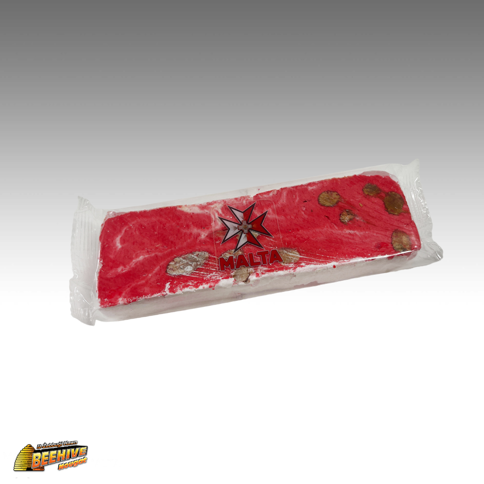 Soft bar - strawberry & almonds nougat