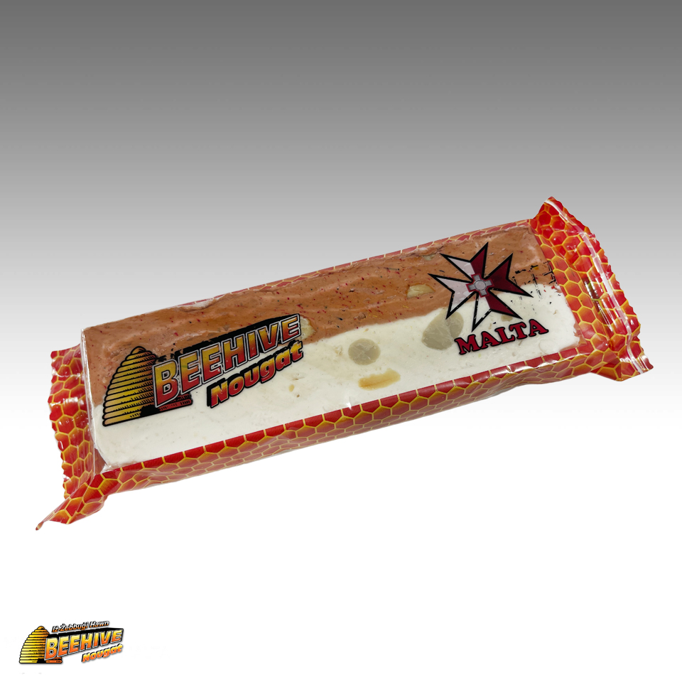 Soft bar - vanilla & chocolate flavoured nougat