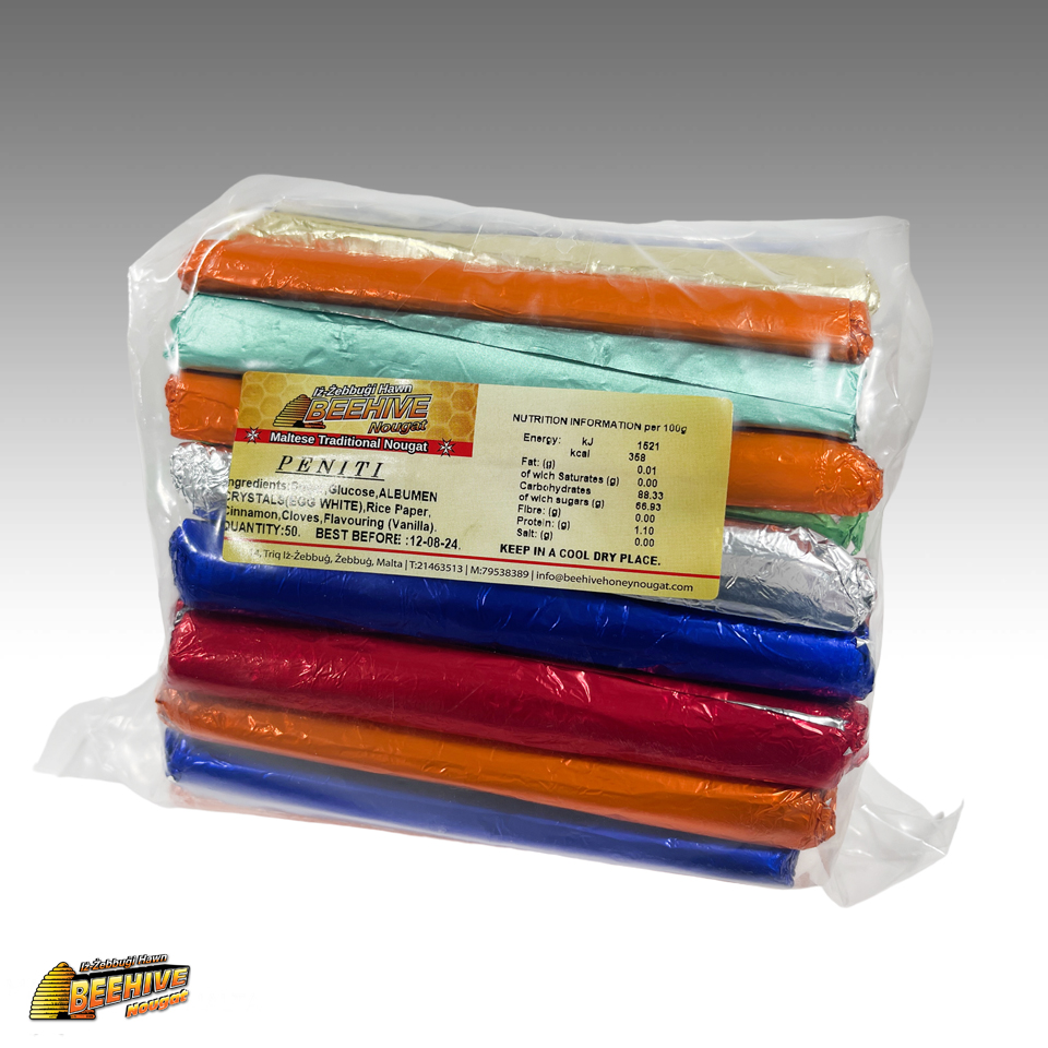 Soft sticks - nougat 'Peniti' - Bag of 50